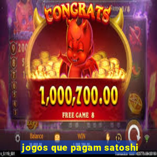 jogos que pagam satoshi